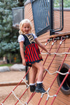Athletic Pirate Dress & Shorts