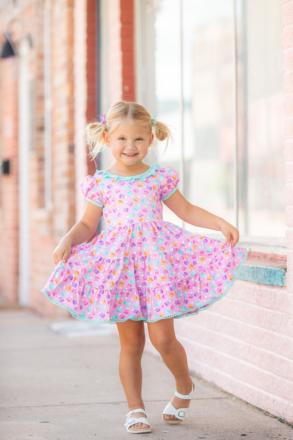 Candy Corn Twirl Dress