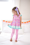 Bamboo Candy Corn Skirted Lounge