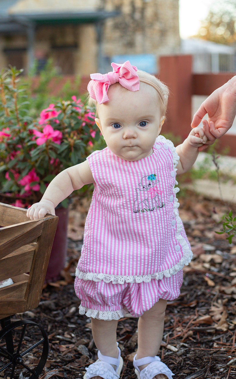 Little Lamb Embroidered Diaper Set *Ready to Ship!*