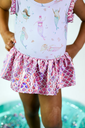Make Waves Mermaid Skirted One Piece Swim *Ready to Ship*