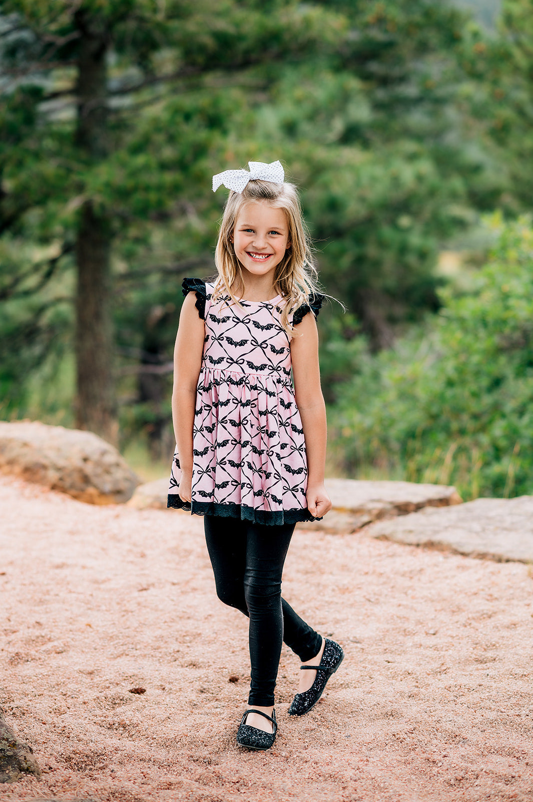 Batty for Bows Legging Set