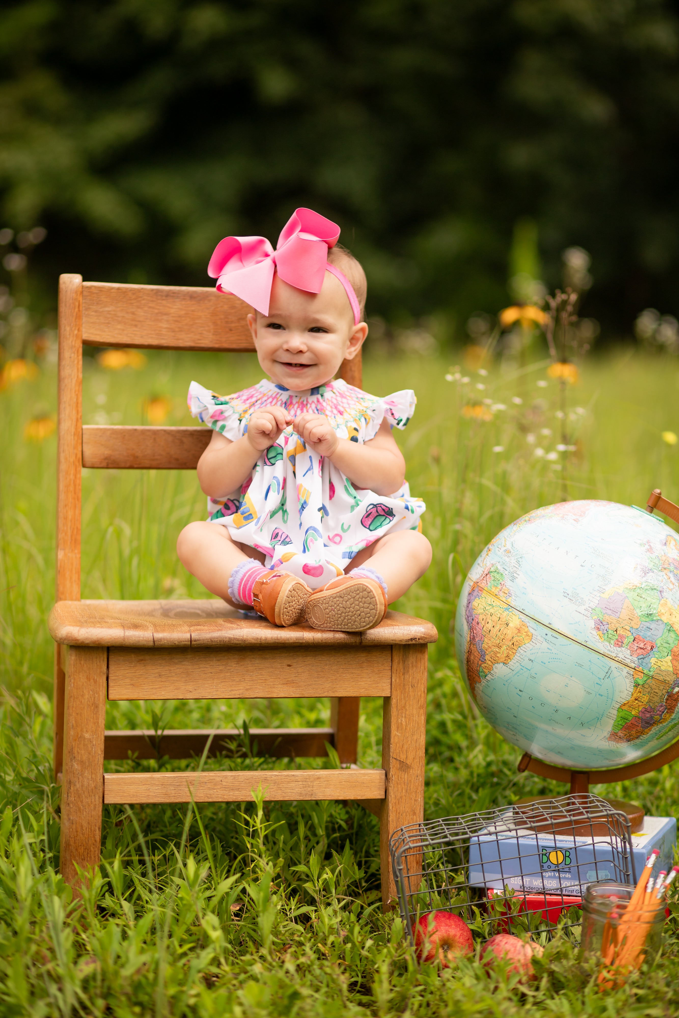 “Preschool Prep” Smocked Bubble