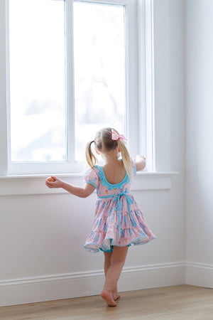 Flock Fancy Chicken Twirl Dress *Ready to Ship!*