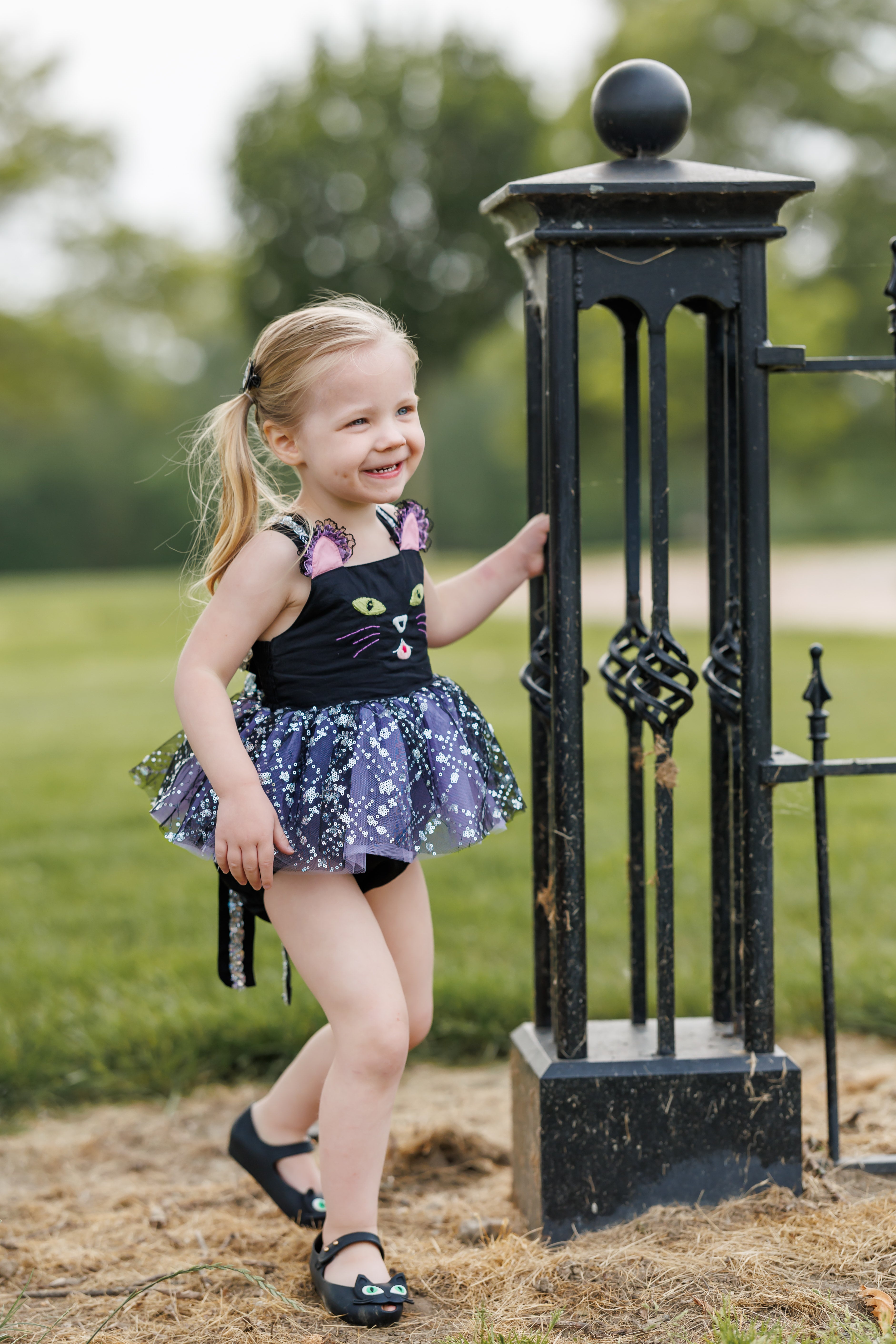 Midnight Mischief Cat Romper *Limited Pre-Order Ships Late July*