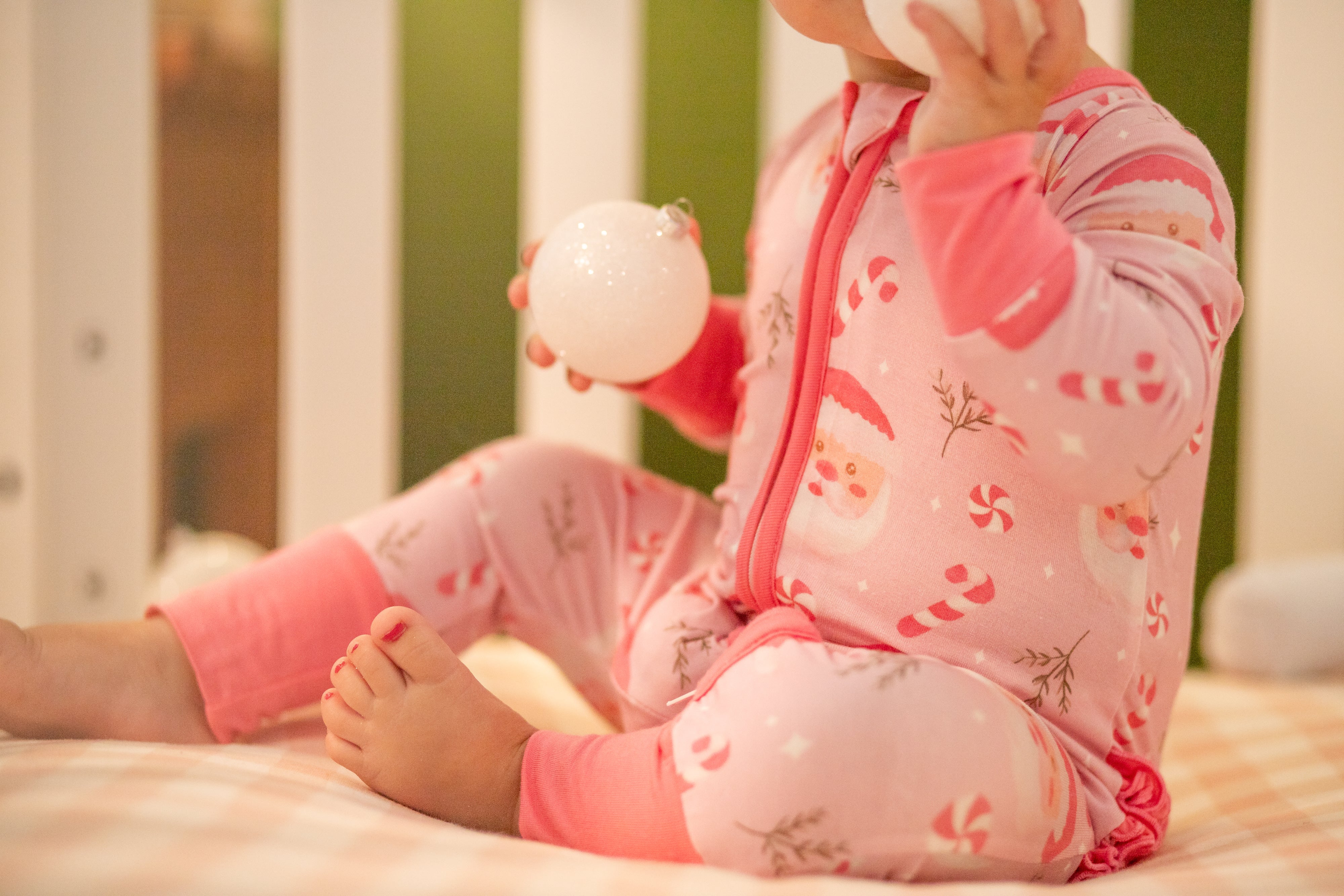 Pink Santa Layette