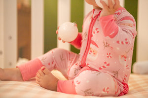 Pink Santa Layette