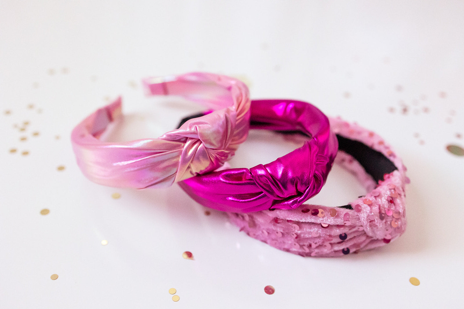 Sequin and Shimmer Valentines Headbands *In~Stock*