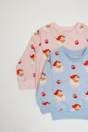 Pink & Blue Jolly Santa Sweatshirt *Pre~Order*