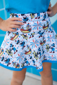 Steamboat Willie Skort