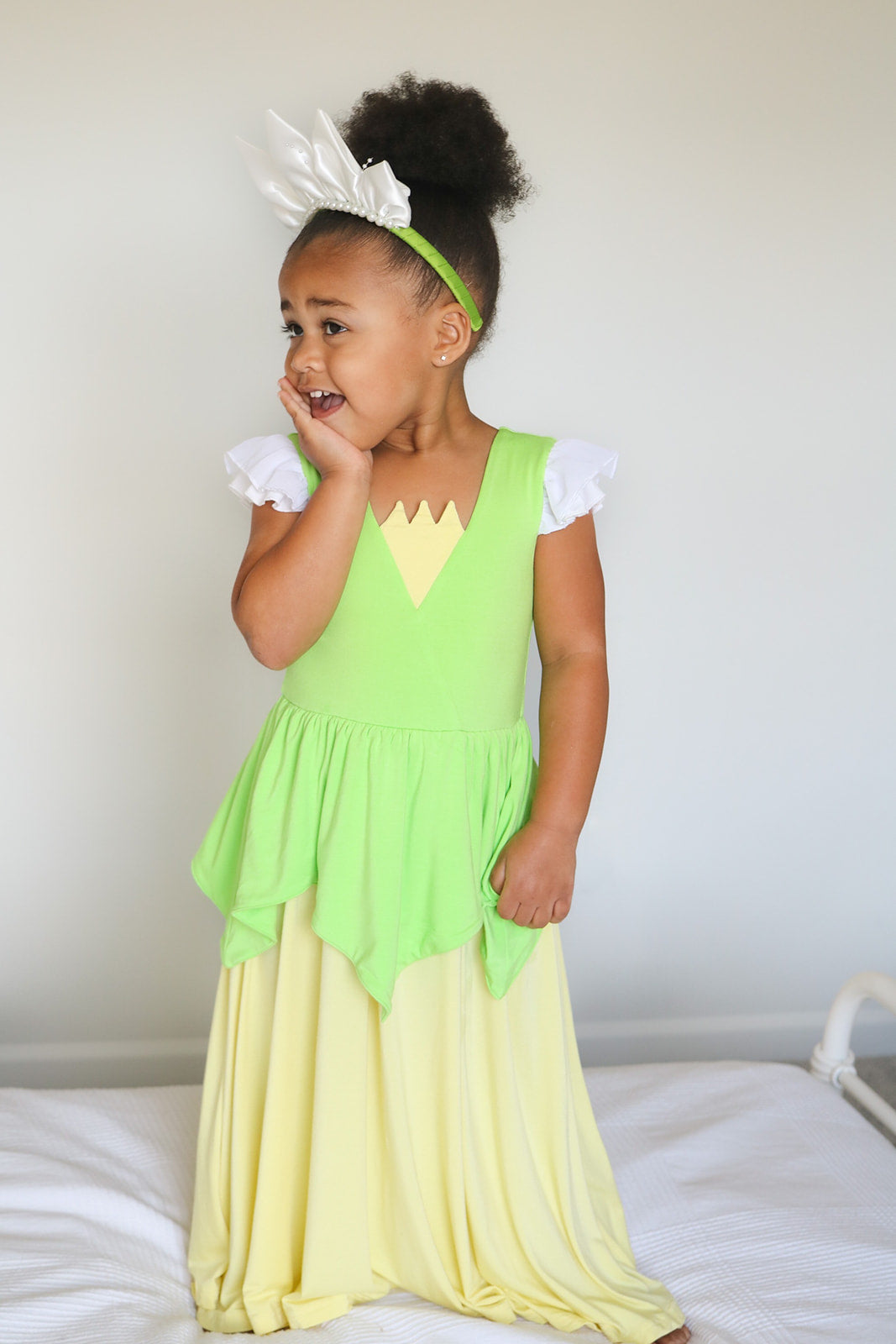 Pretty Princess Bamboo Gown in Green
